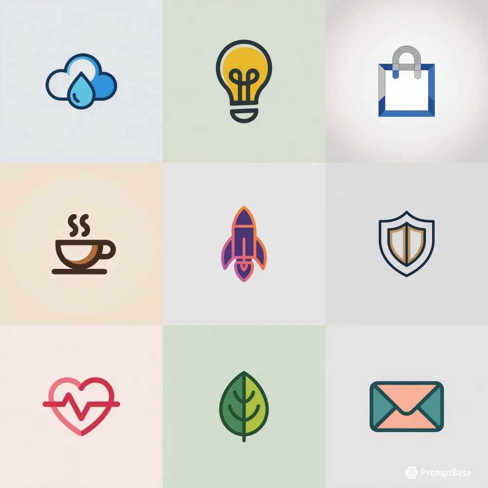 Professional Dualtone Minimalist Icons