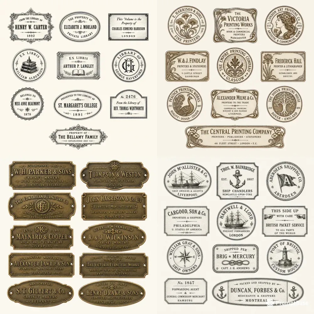 Vintage Commercial Marking Engines