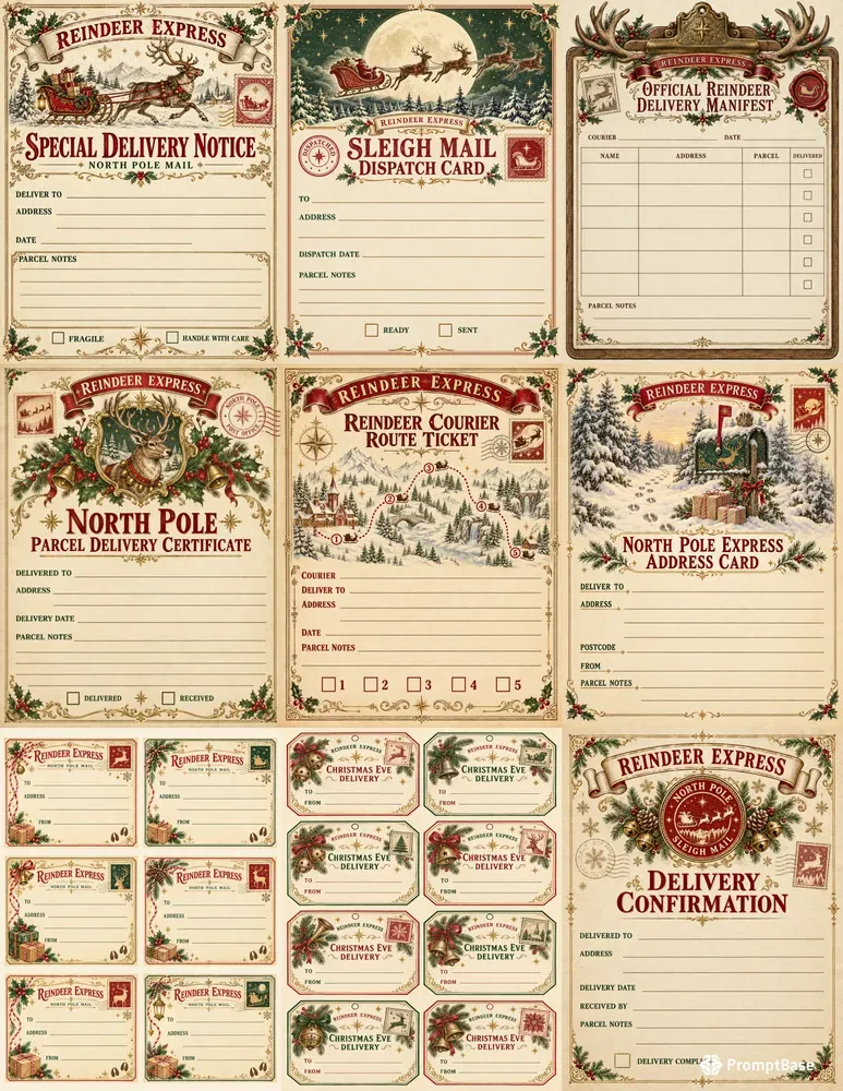 Reindeer Delivery Christmas Kits