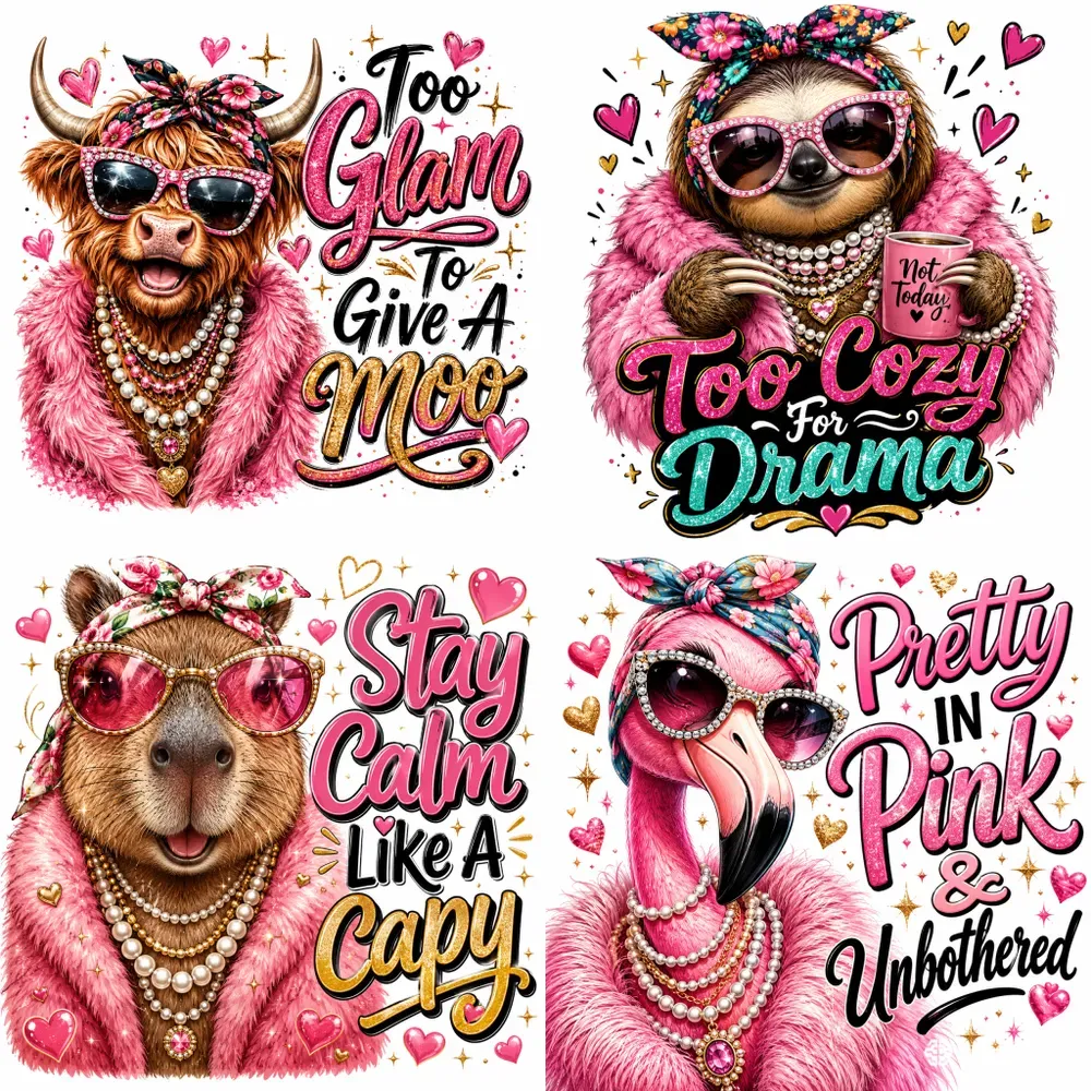 Glam Animal Quote Tshirts