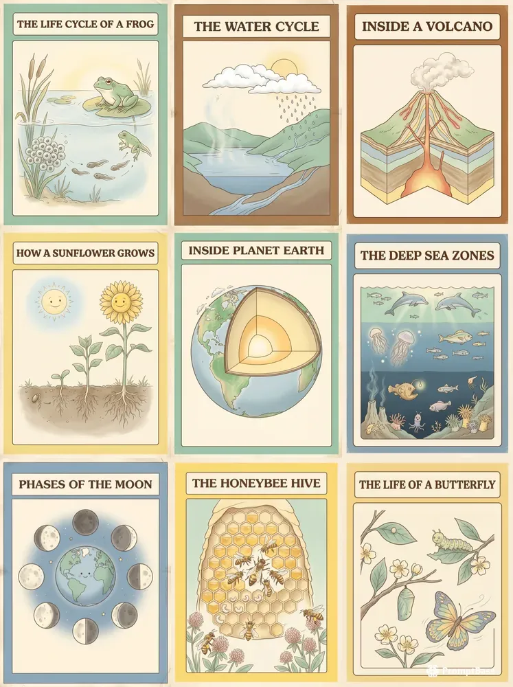 80s Vintage Classroom Posters