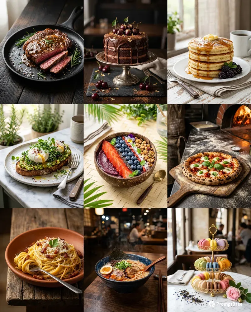 Premium Gourmet Culinary Photography