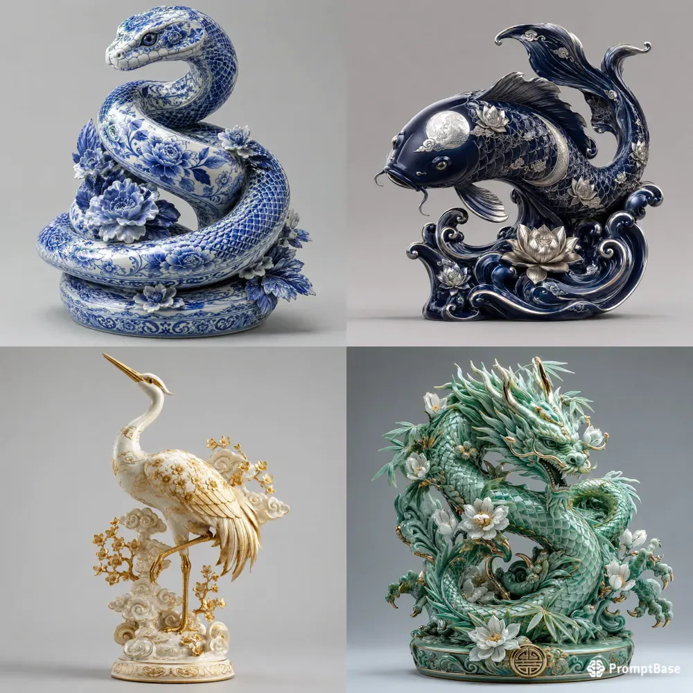 Luxury Porcelain Creatures