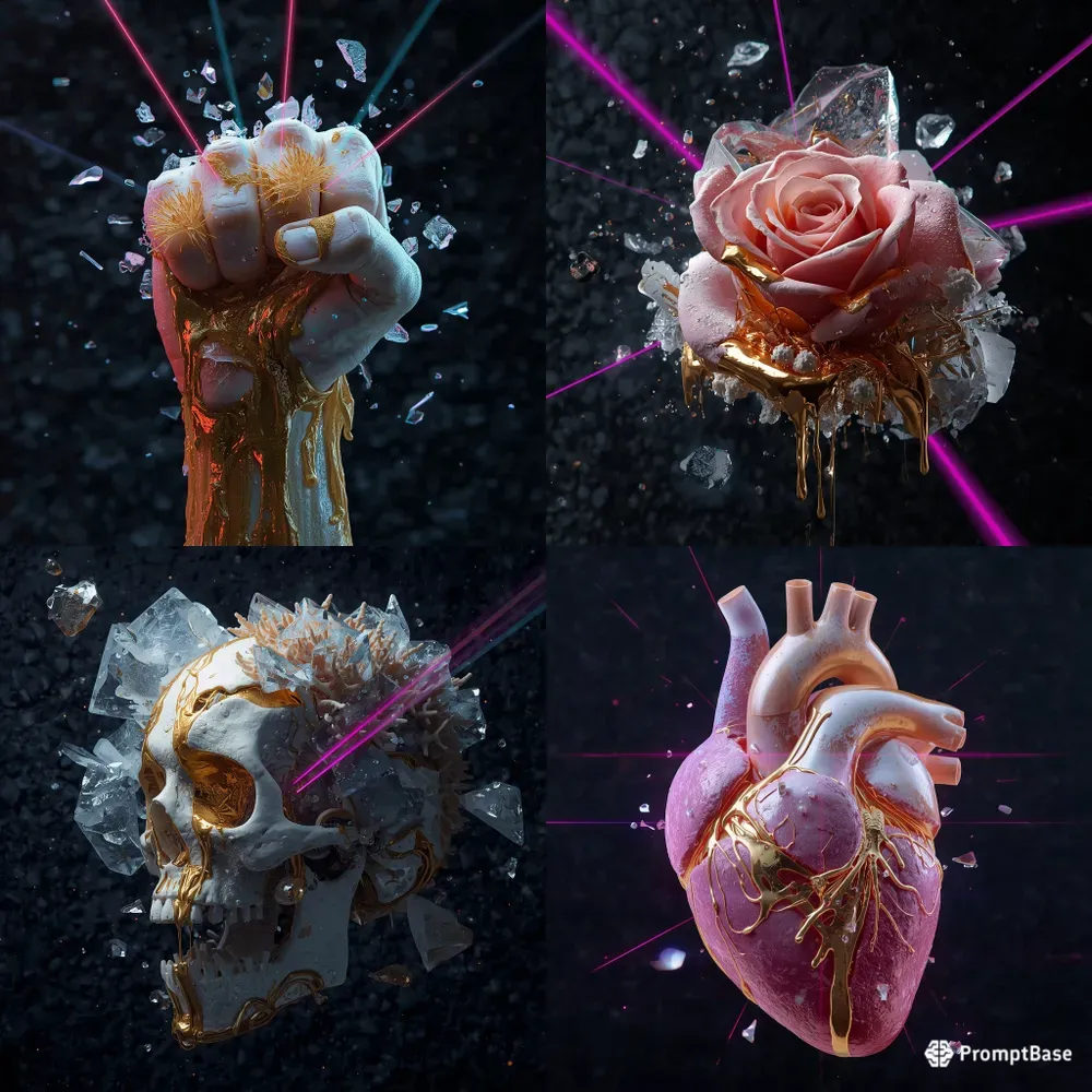 Biodigital Fusion 3D Art