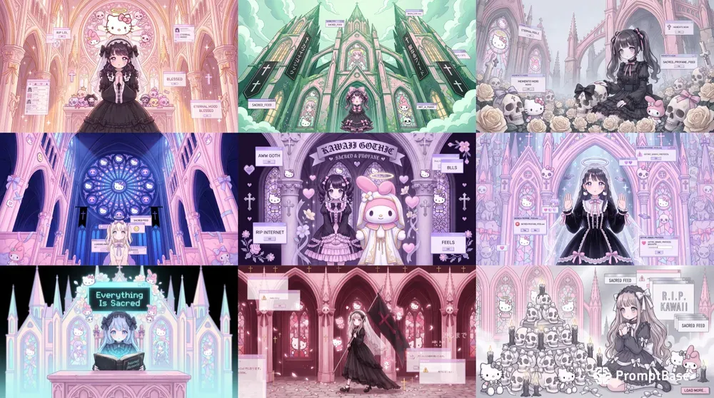 Kawaii Gothic Anime Art