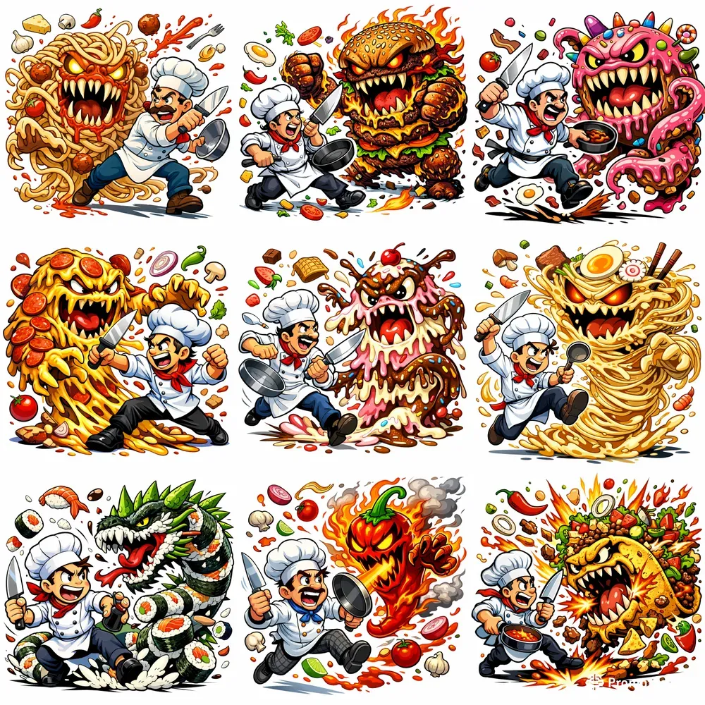 Chef Vs Food Monster Battles