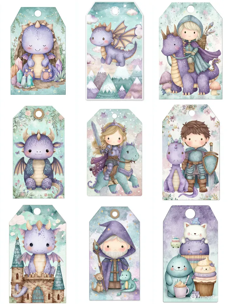 Fairytale Dragon Product Tags