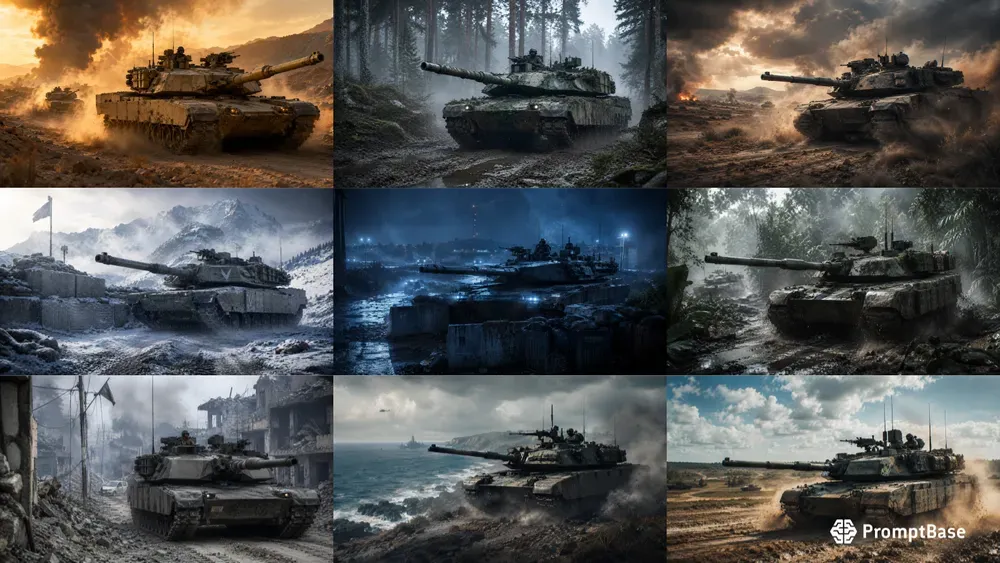 Modern Battle Tank Cinematics