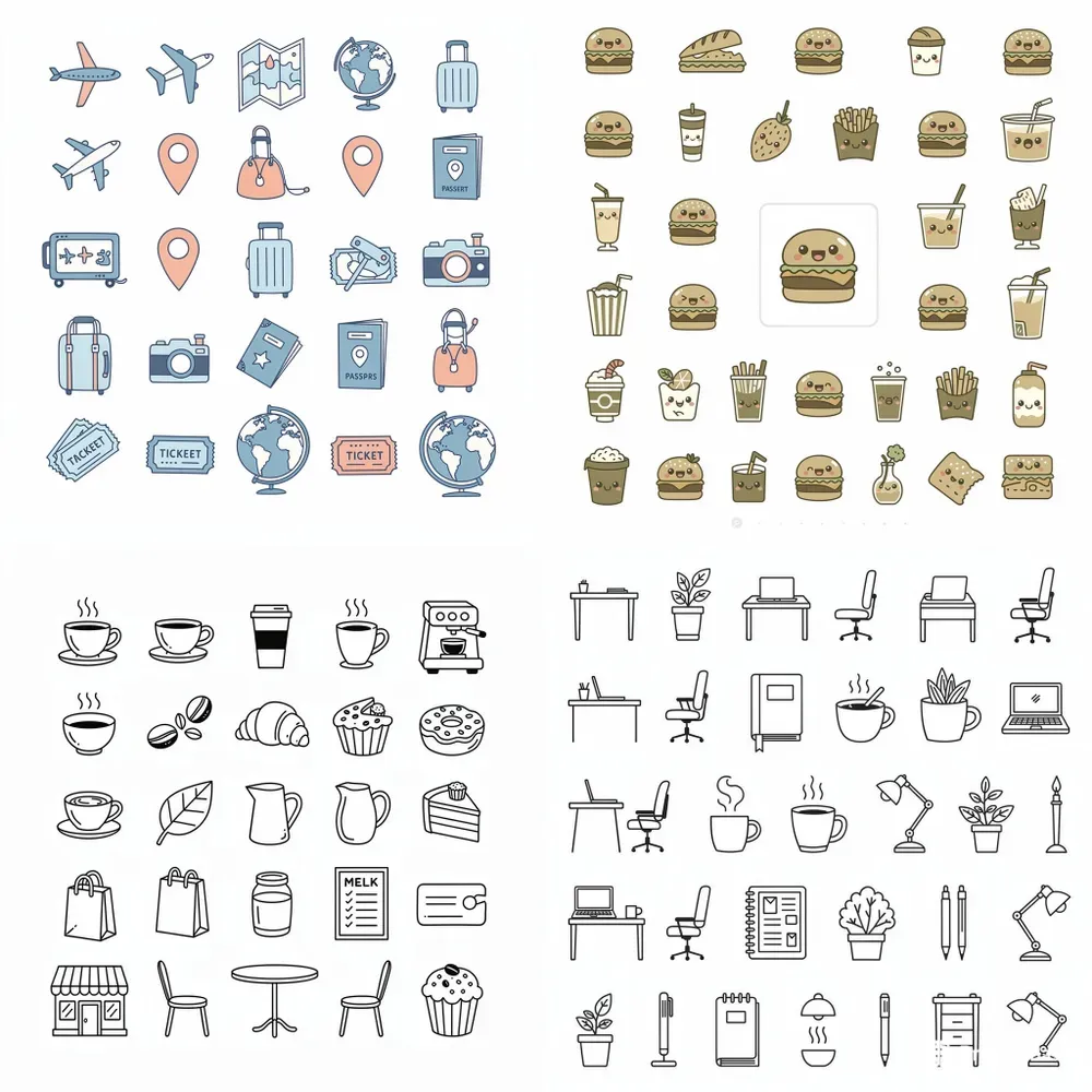 Doodle Icon Packs Lite