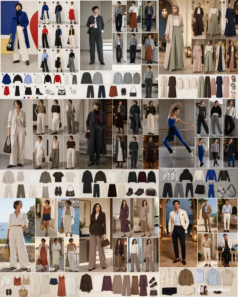 Fashion Capsule Lookbook Generator