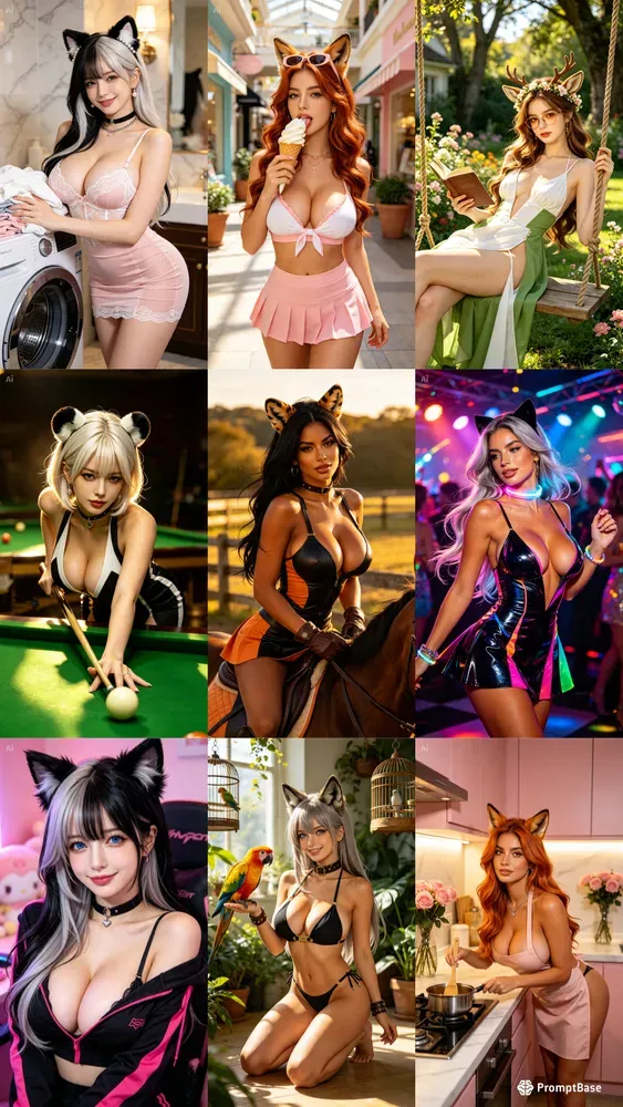 Animal Girl Portrait Generator