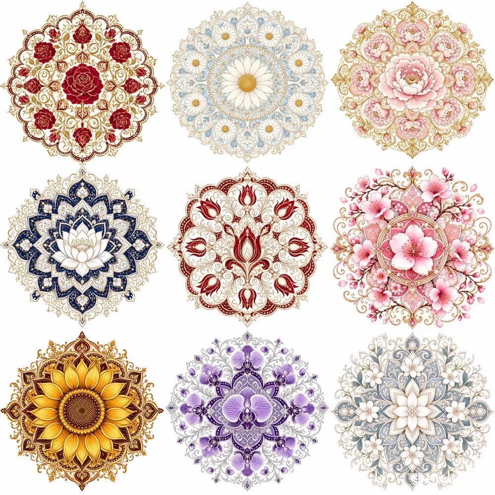Floral Mandala Design Generator