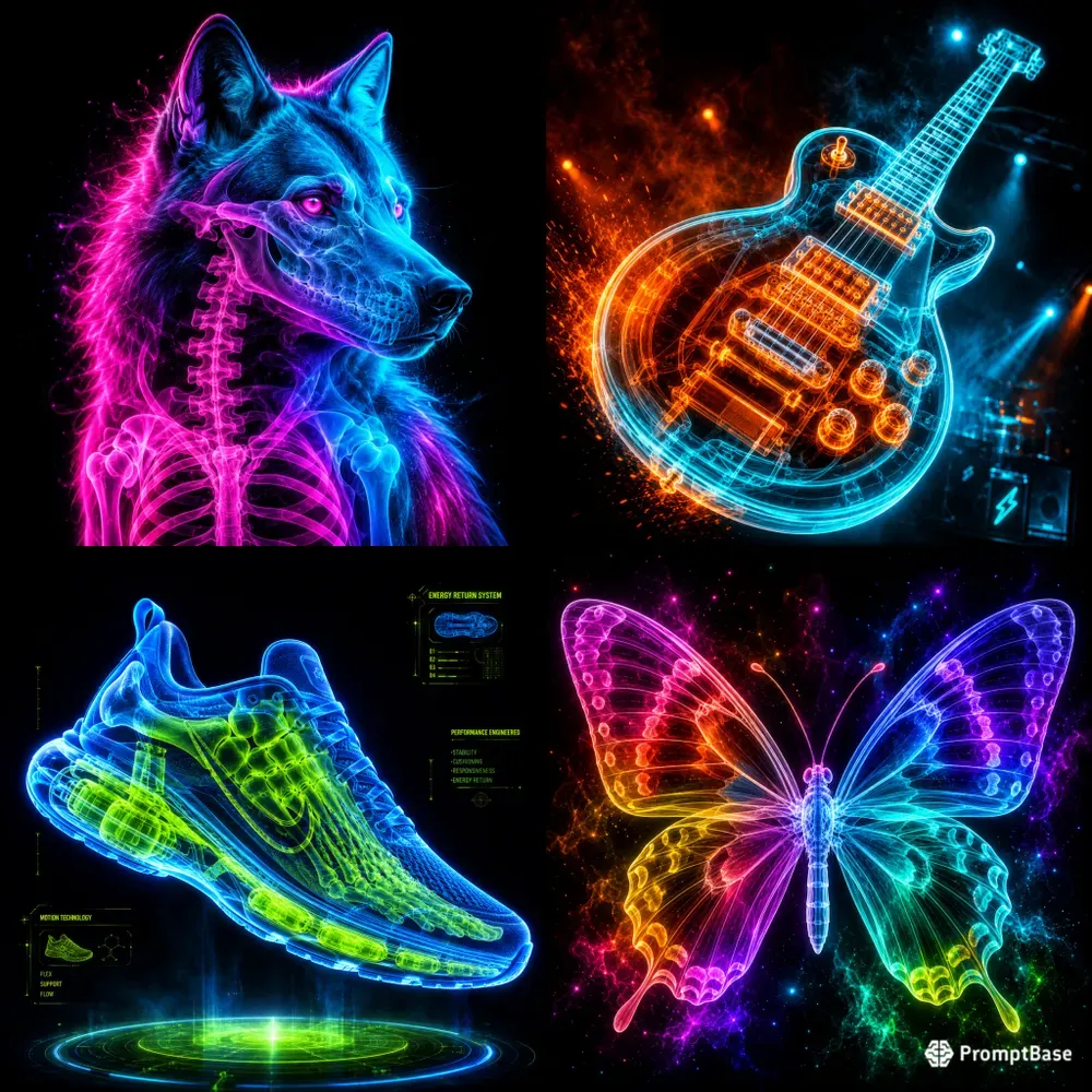 Neon Xray Pops