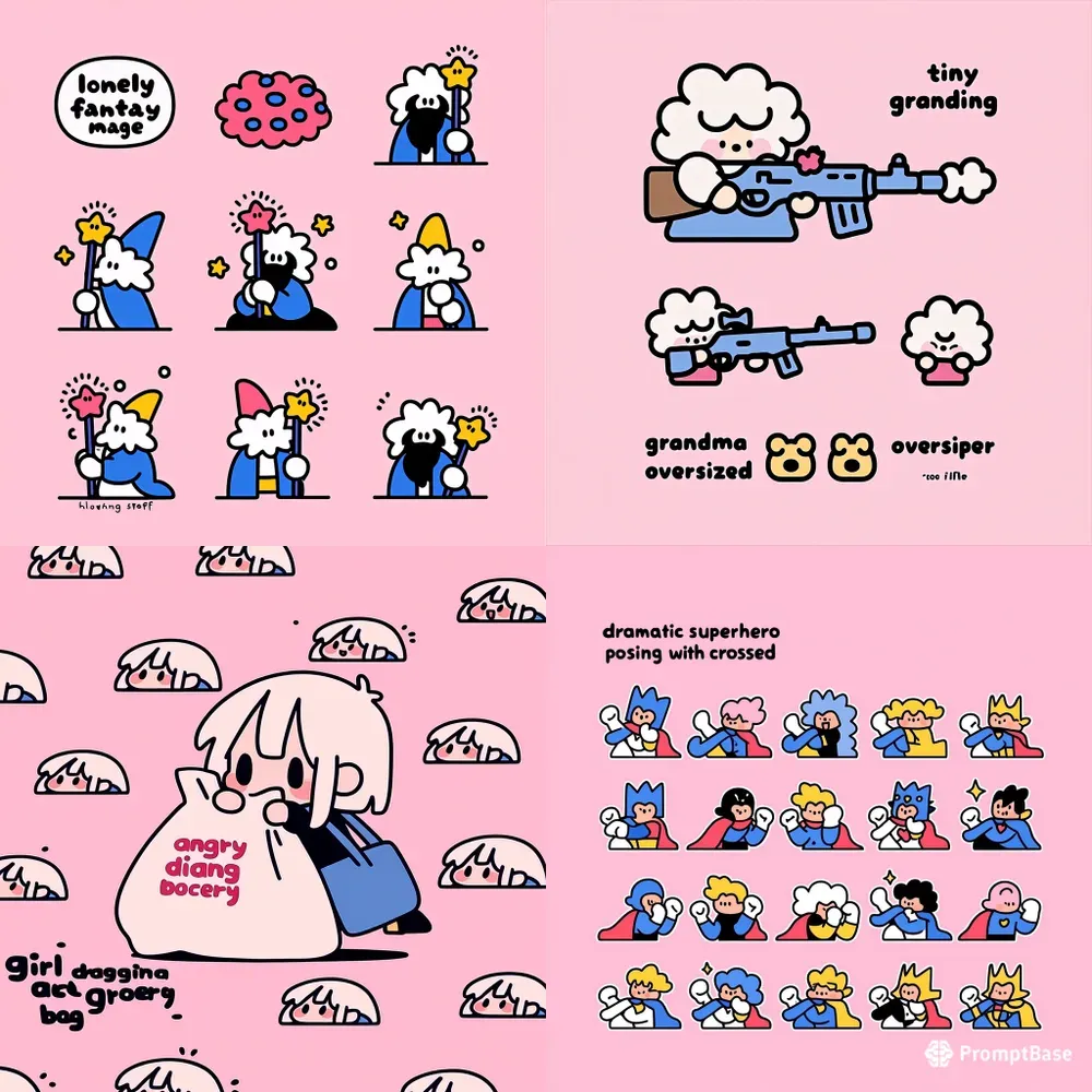 Cute Meme Sticker Packs
