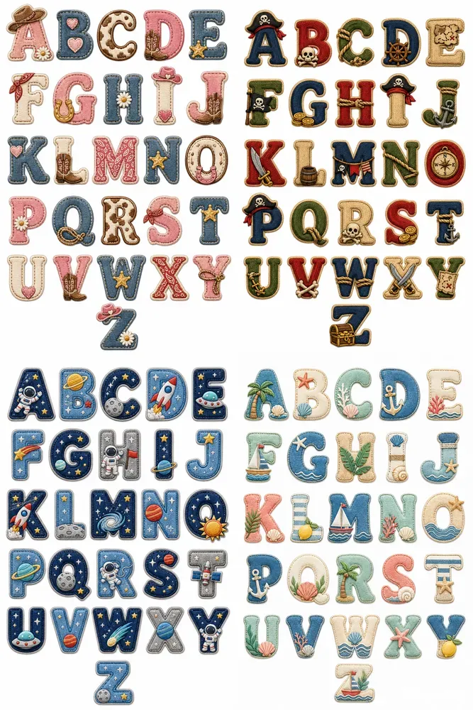 Themed Az Alphabet Sets