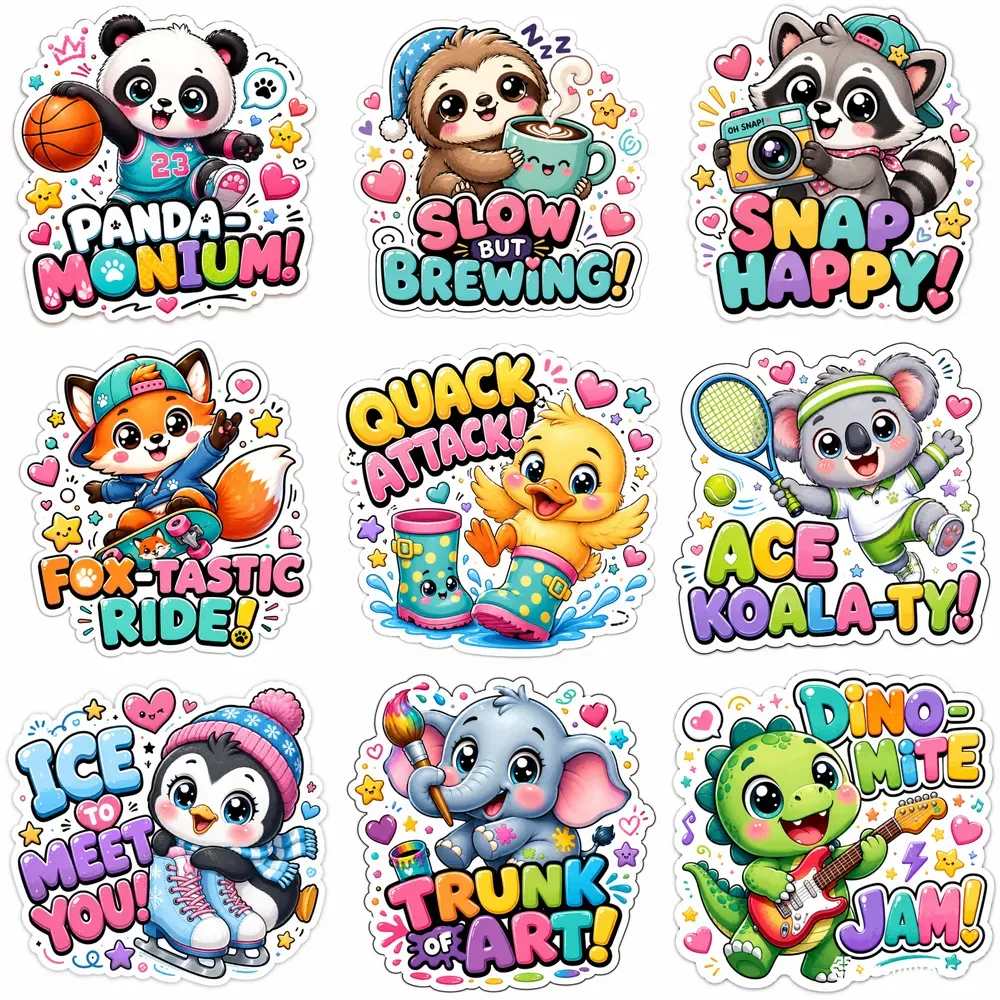 Cute Kawaii Animal Stickers