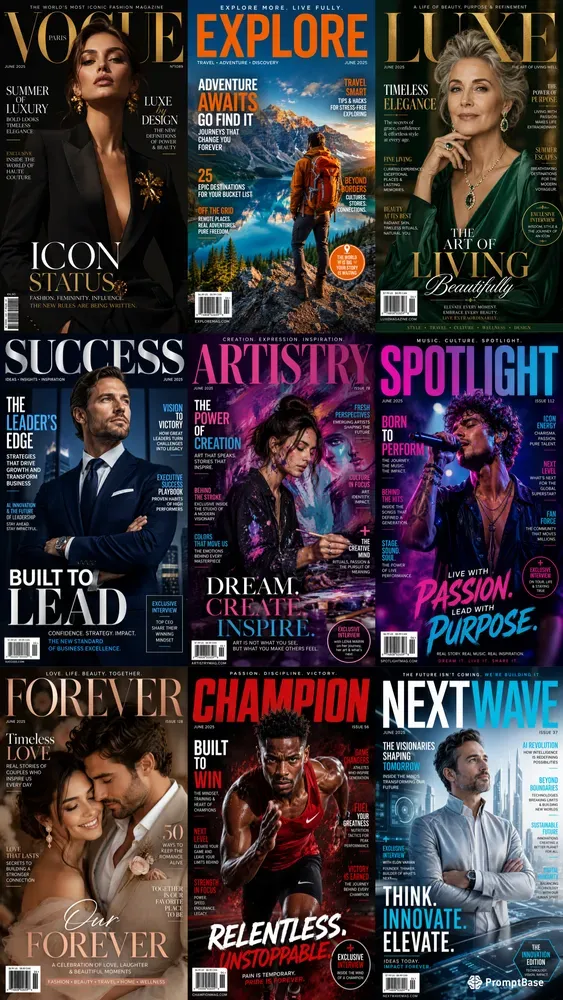 Premium Magazine Cover Creators