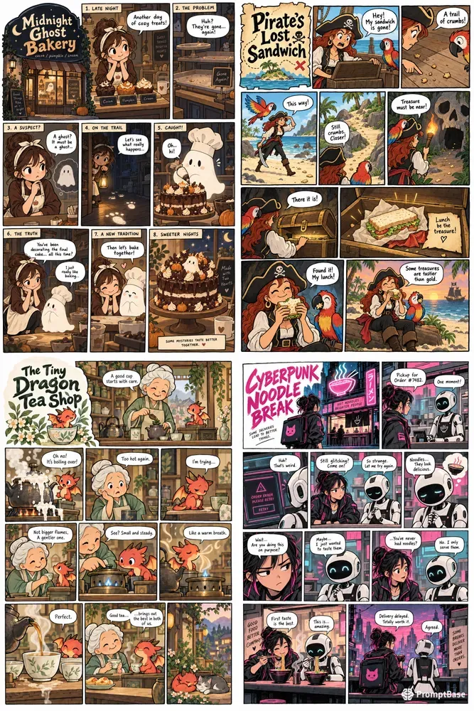 Single Page Comic Story Builders