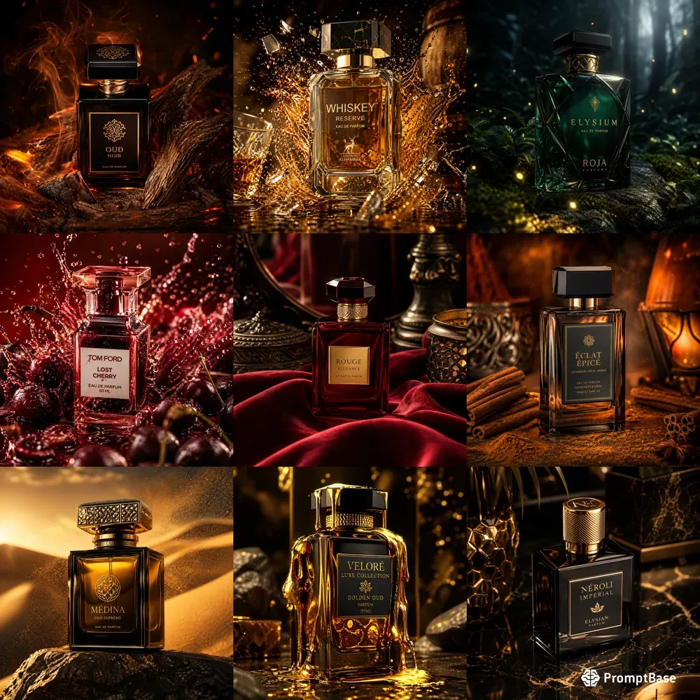 Cinematic Luxury Perfume Scene Generator