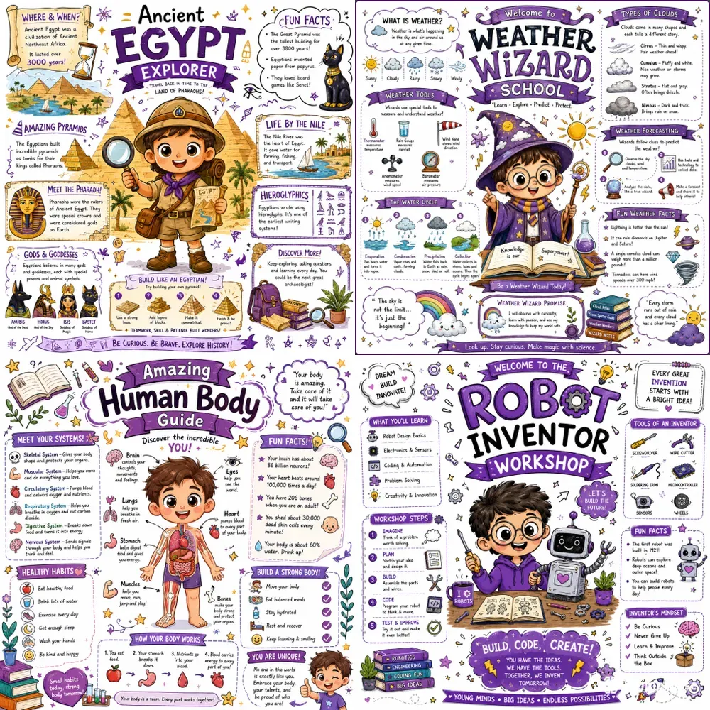 Whimsical Educational Poster Generator