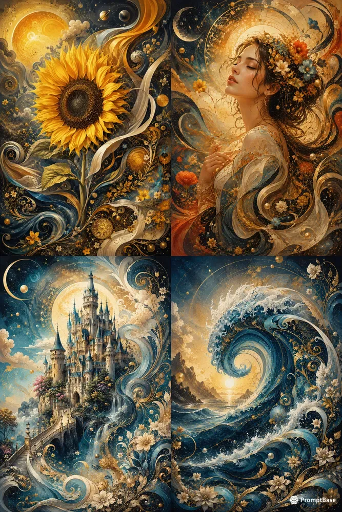 Surreal Flow Art Generator