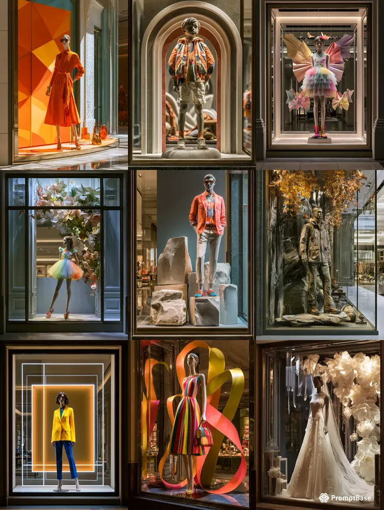 Luxury Shop Window Displays