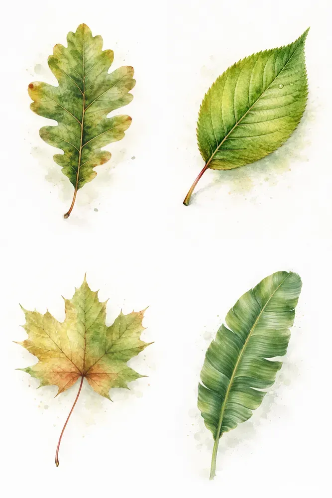 Whispering Leaves Watercolor Collections
