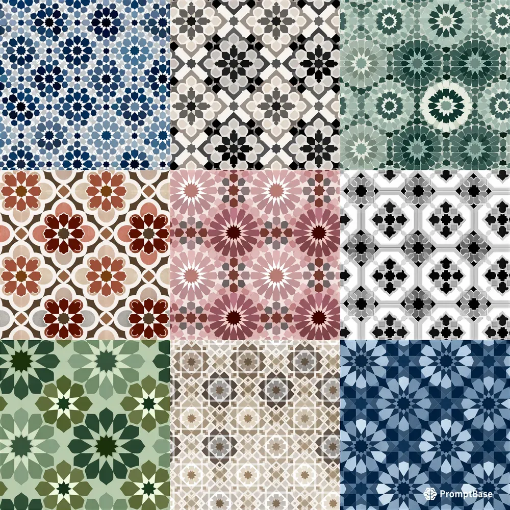 Moromodern Seamless Patterns