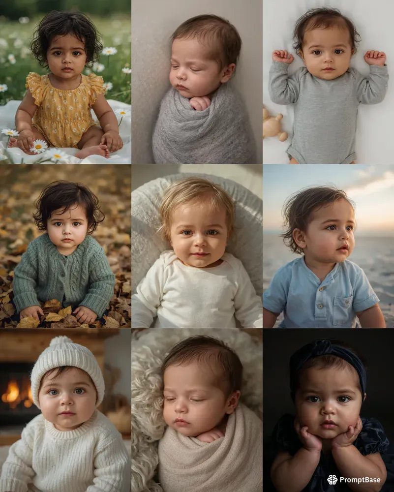 Ultra Realistic Baby Portraits