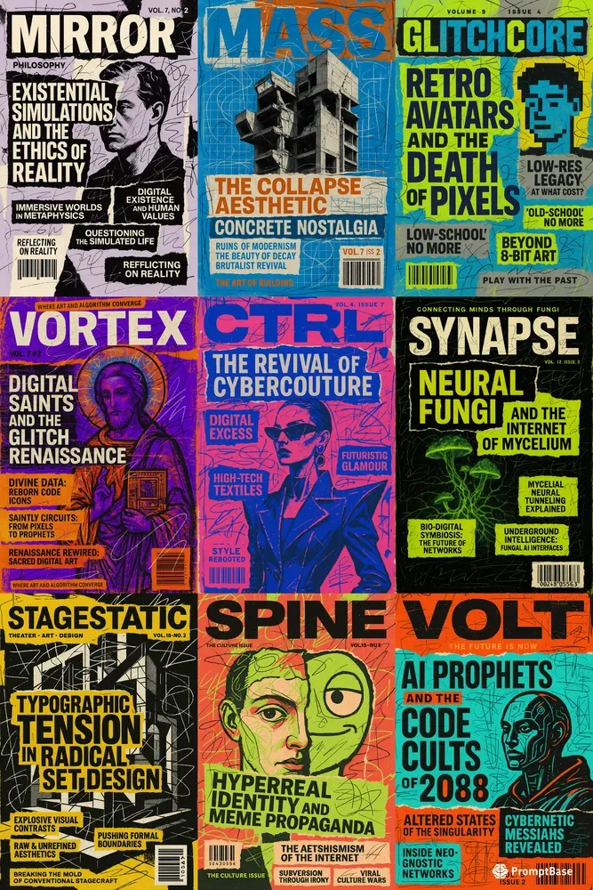 Maximalist Magazine Covers