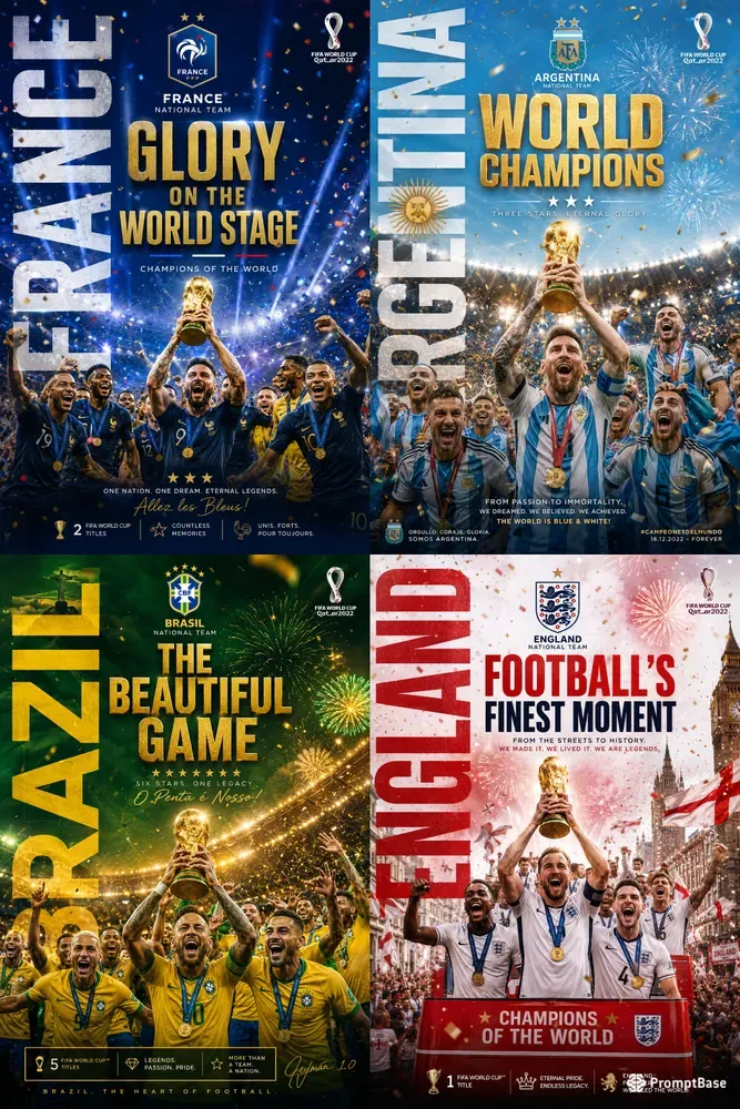 Fifa World Cup Celebration Poster Generator