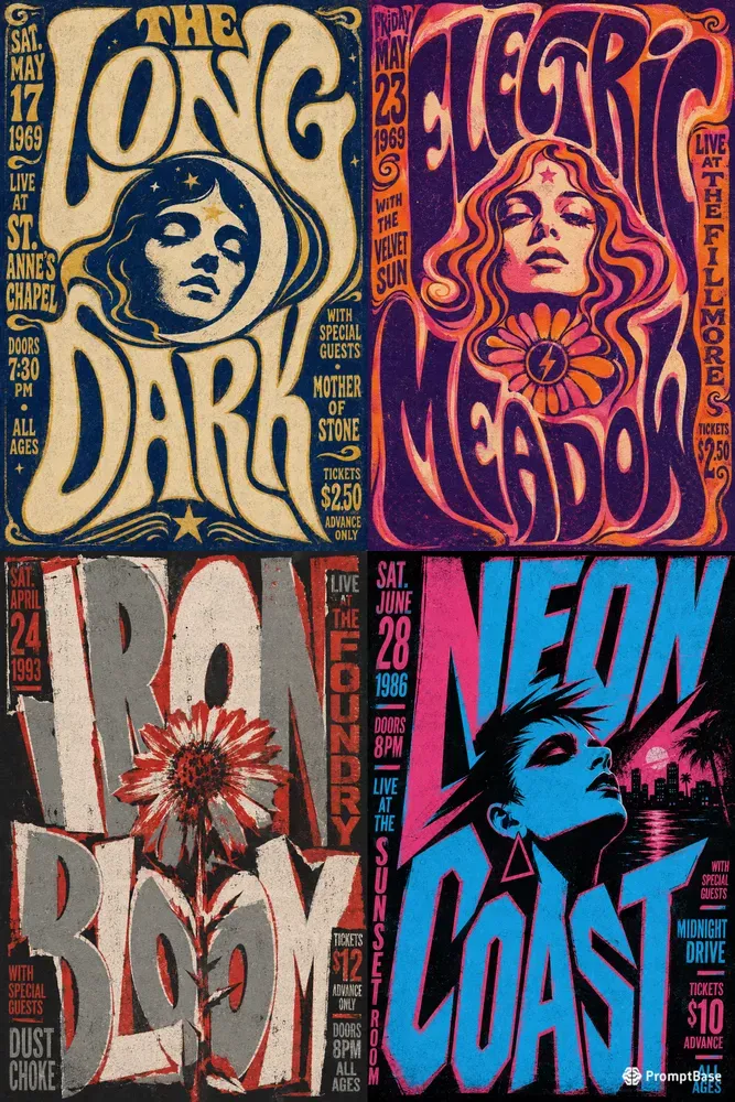 Concert Gig Poster Generator