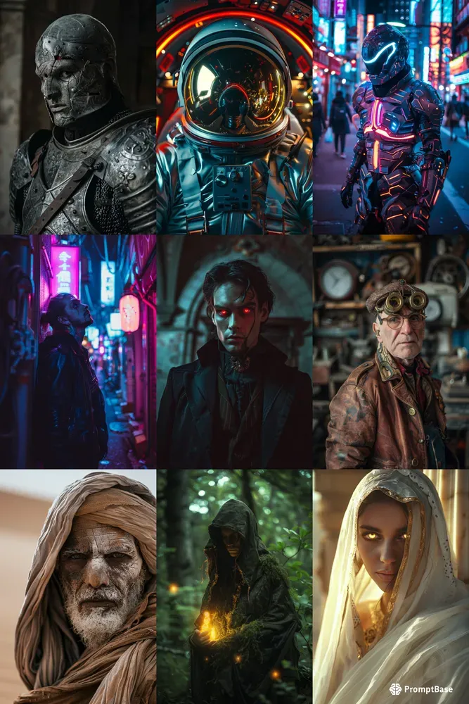 Ultrarealistic Cinematic Portraits