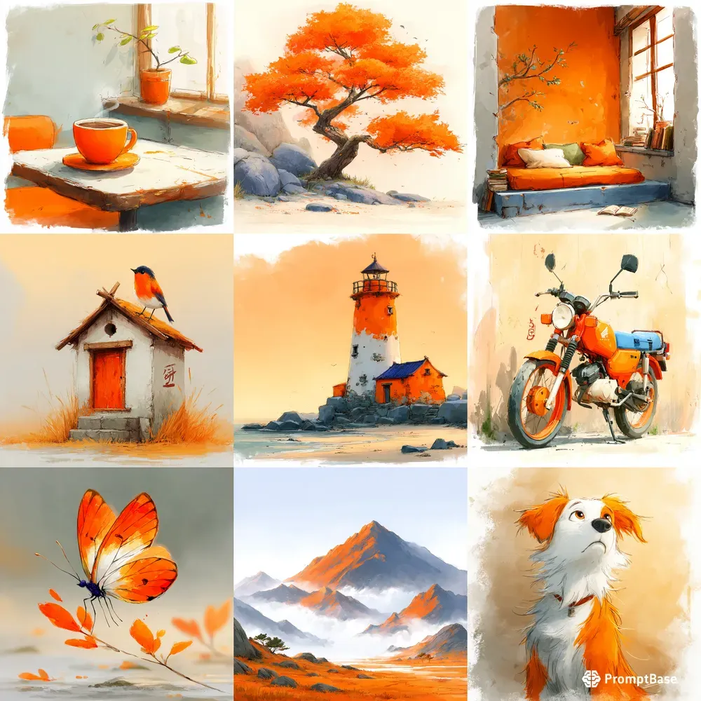 Paintings Warm Golden Glow Art