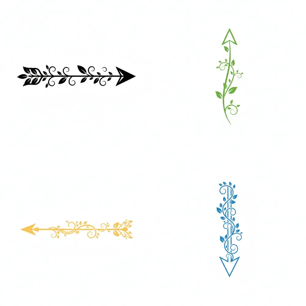 Decorative Floral Arrow Icon Generator