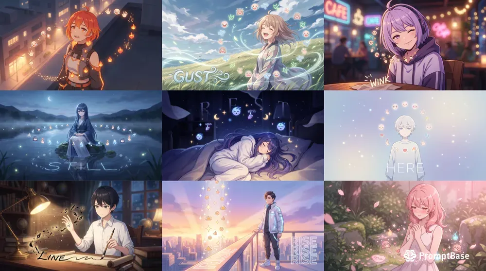 Cinematic Anime Emote Packs