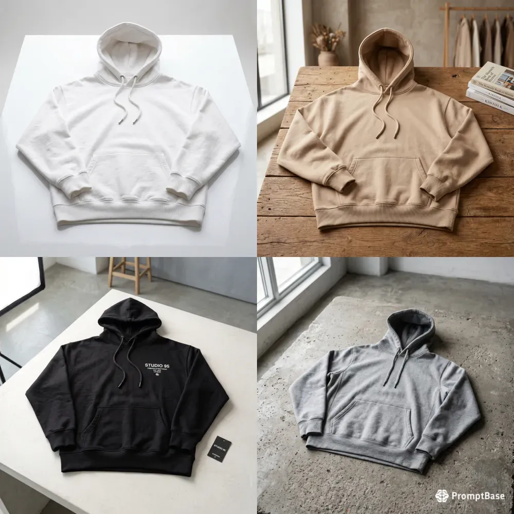 Streetwear Hoodie Mockup Photography
