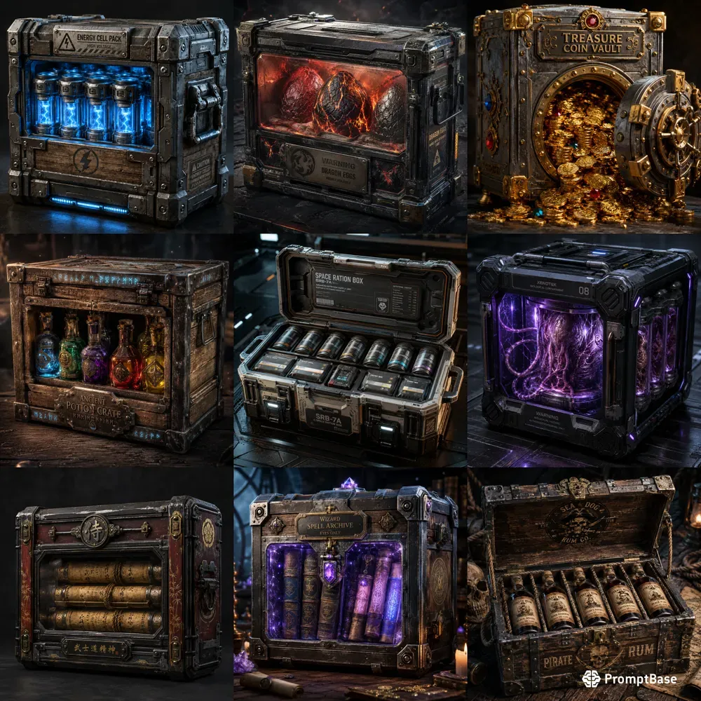 Industrial Loot Box Assets