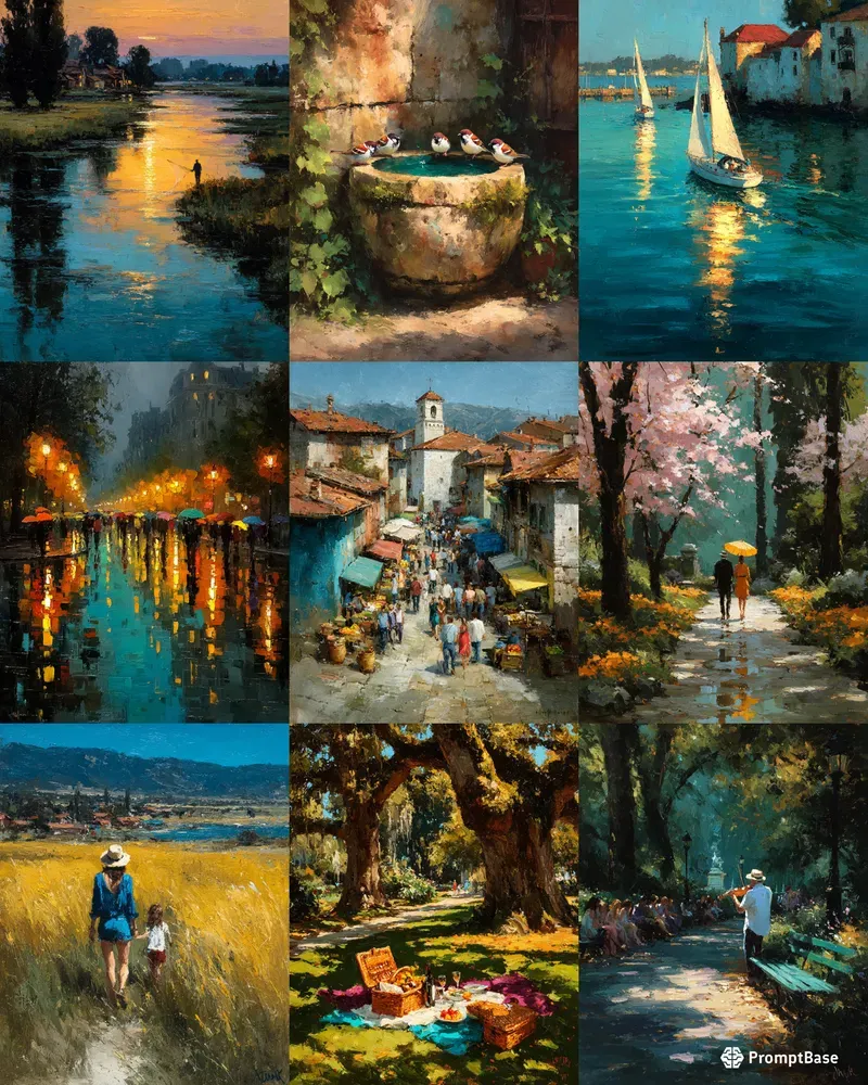 Timeless Impressionist Scenes