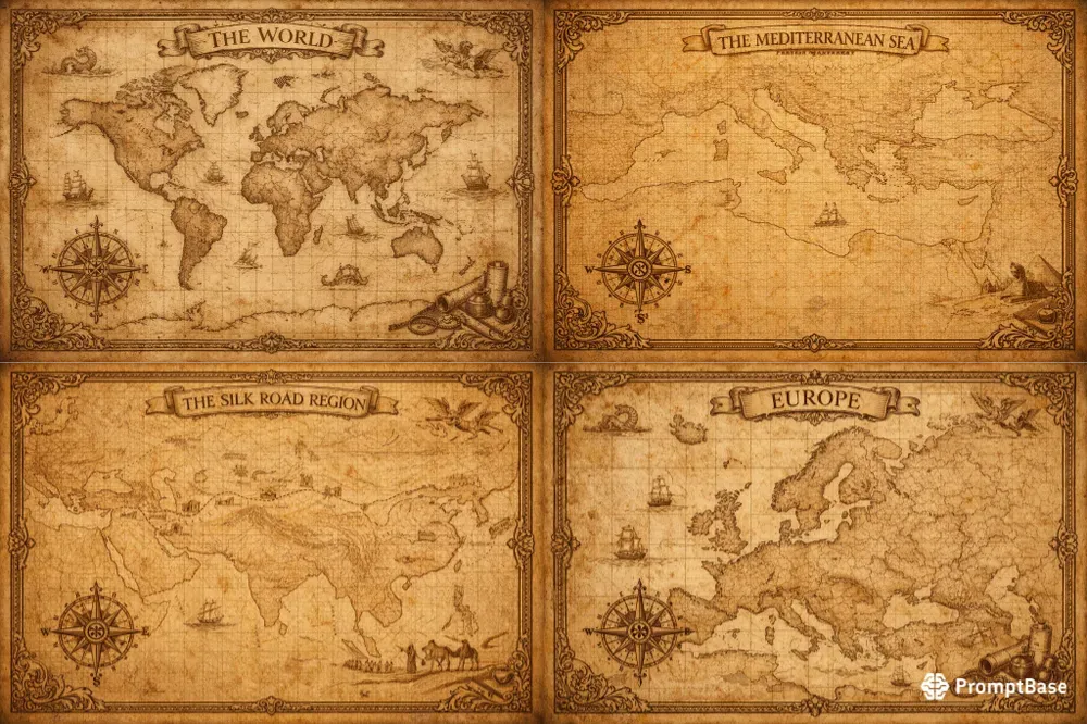 Vintage Map Junk Journals