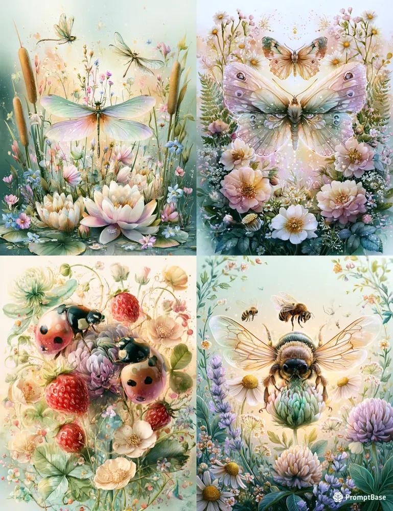 Garden Insects Junk Journals
