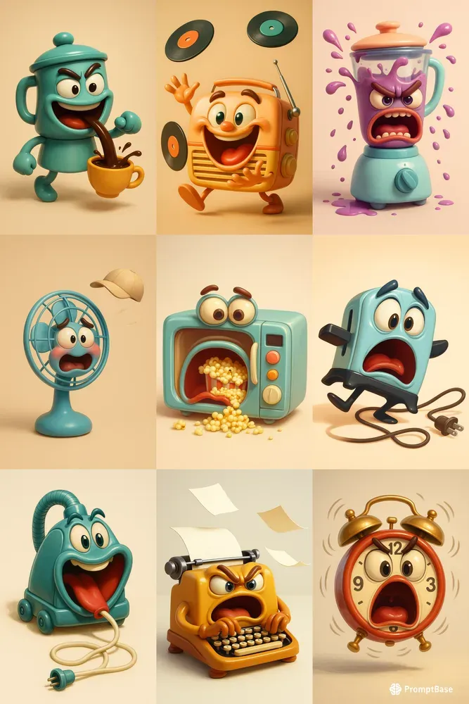 Whimsical 3D Cartoon Character Generators