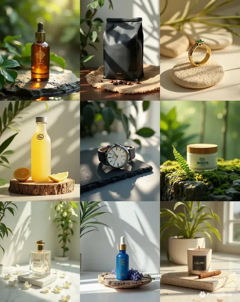 Luxury Organic Product Photography