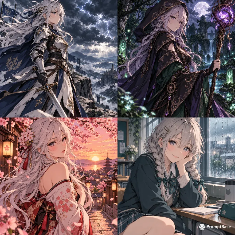 Anime Style Character Portraits