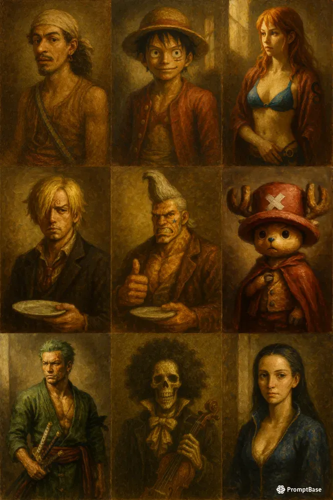 Anime In Oils