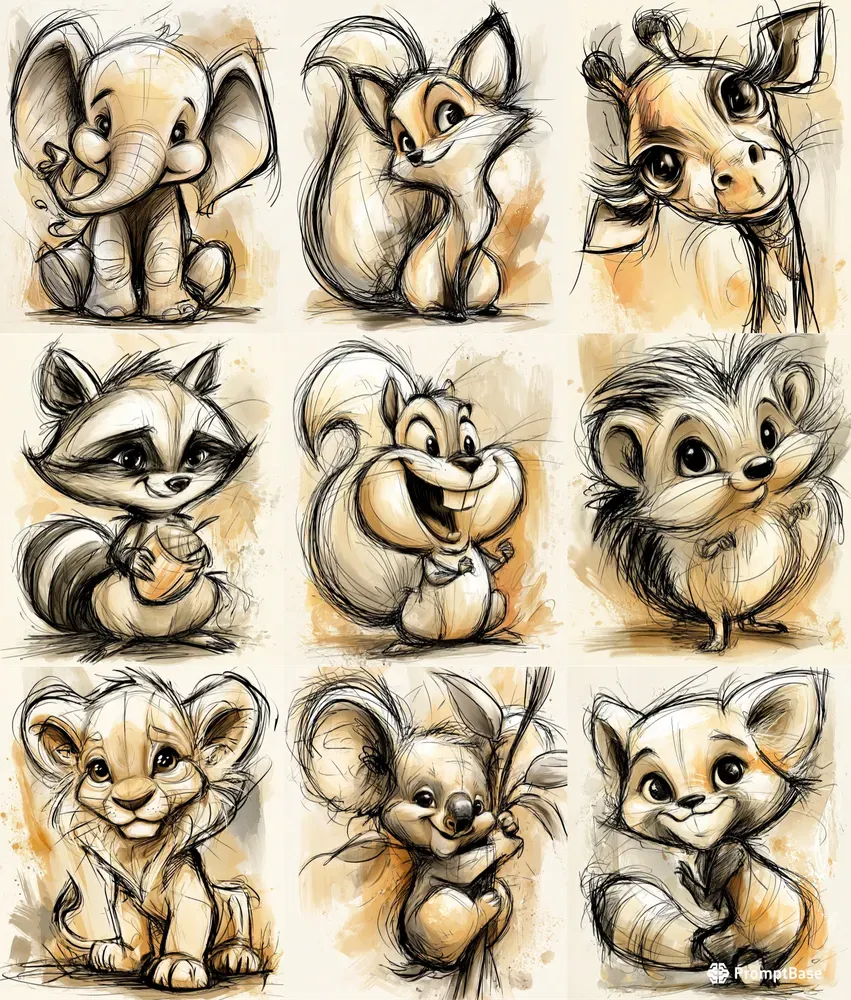 Expressive Animal Sketches