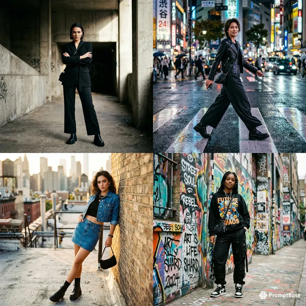 Street Fashion Editorial Portraits