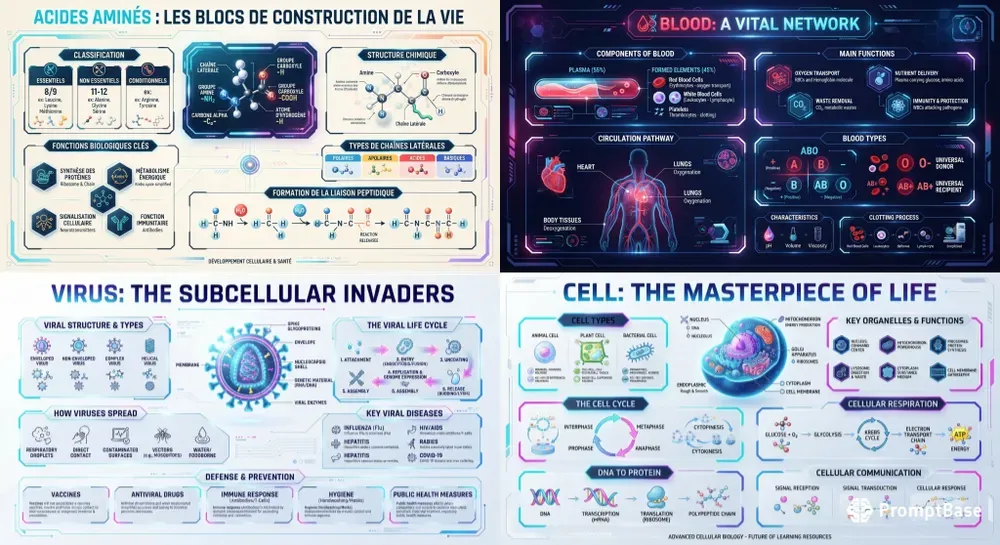 Futuristic Educational Infographics