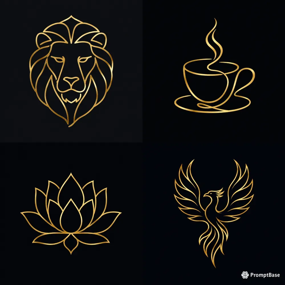 Minimal Line Art Logos