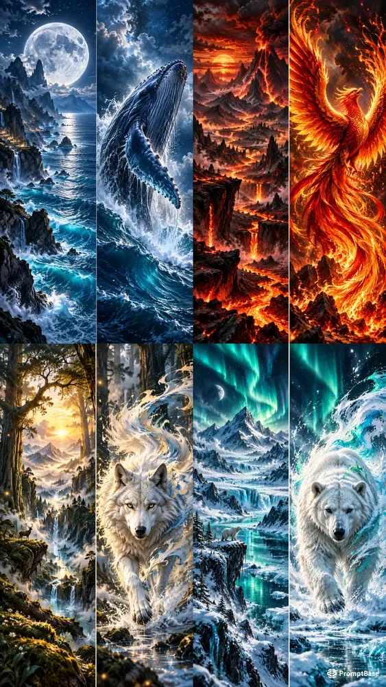 Cinematic Diptych Art Generator